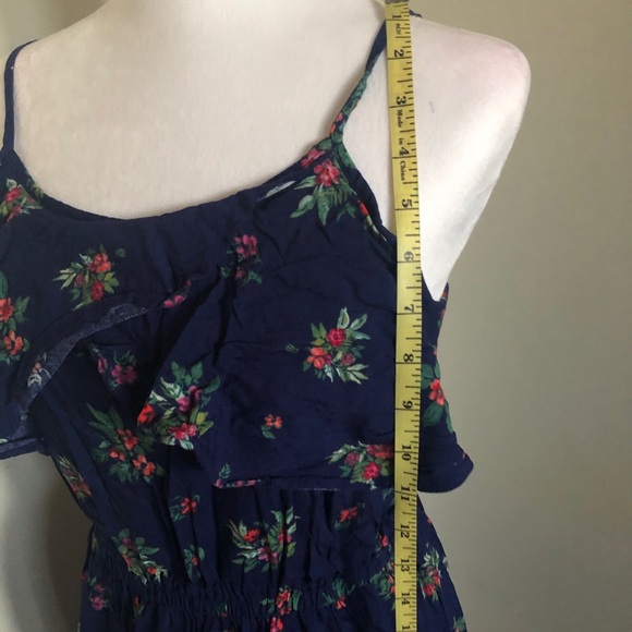 Peyton & Parker Navy Blue Floral Dress Size Small - Picture 9 of 10